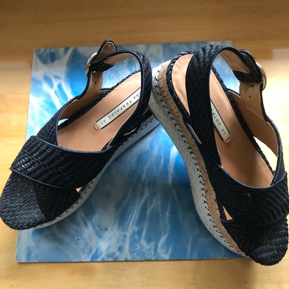 ZARA TRAFALUC PLATFORM SANDALS Size 37 (6.5) - Picture 4 of 5